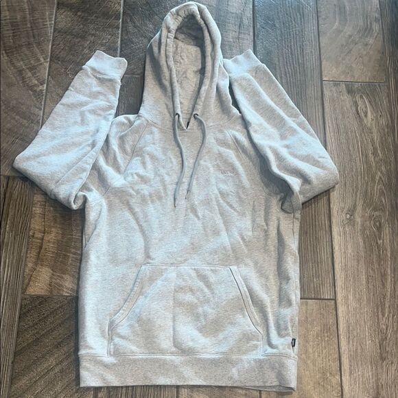 Vans Gray Long Sleeve Hoodie Sweatshirt - Picture 1 of 4